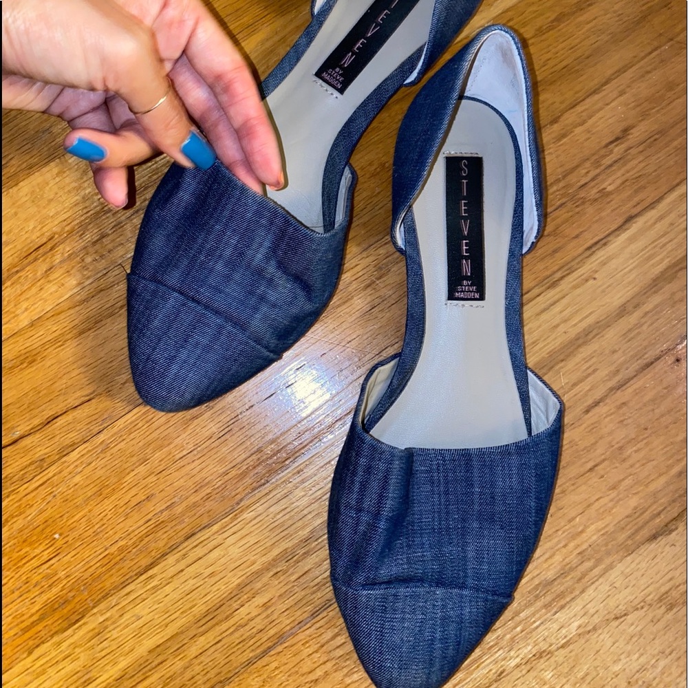 Steven by Steve Madden Denim Flats